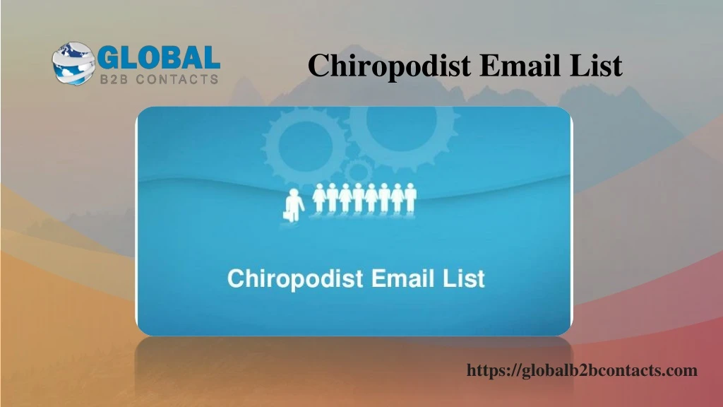 chiropodist email list
