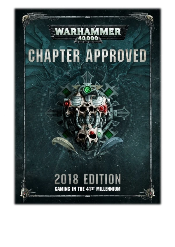 [PDF] Free Download Warhammer 40,000: Chapter Approved By Games Workshop