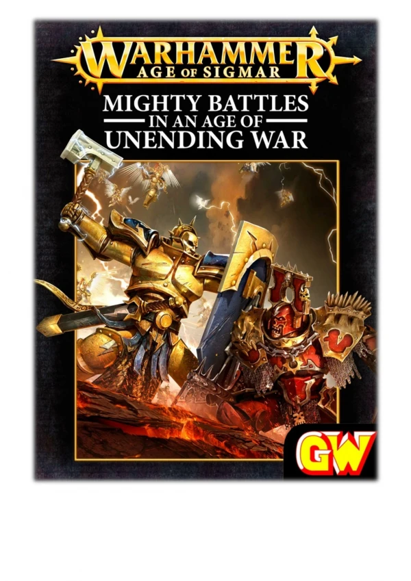 [PDF] Free Download Warhammer Age of Sigmar (Enhanced Edition) By Games Workshop