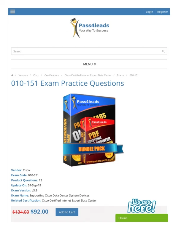 Cisco 010-151 Exam Practice Questions 2019 Updated