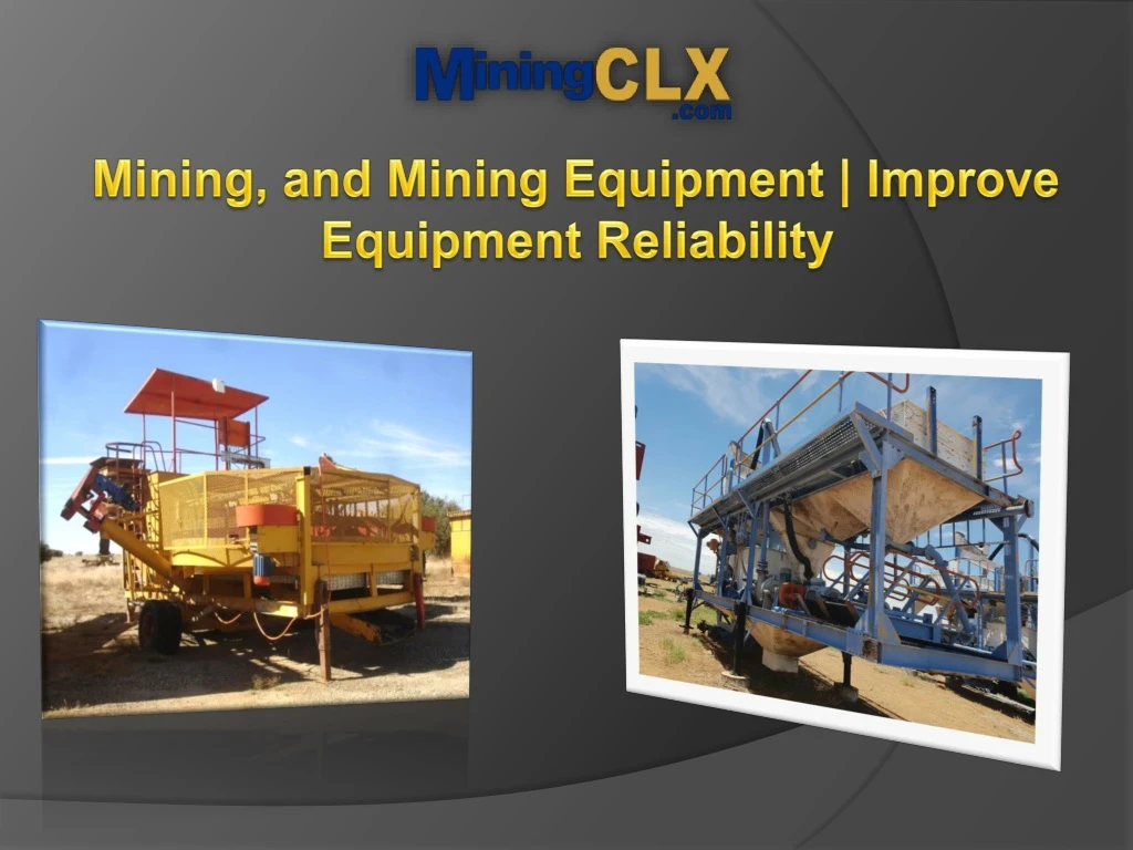 mining and mining equipment improve equipment
