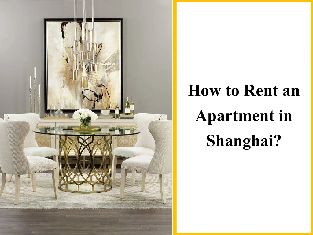 how to rent an apartment in shanghai