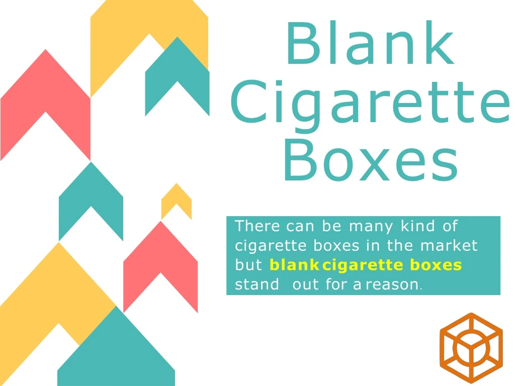 blank cigarette boxes