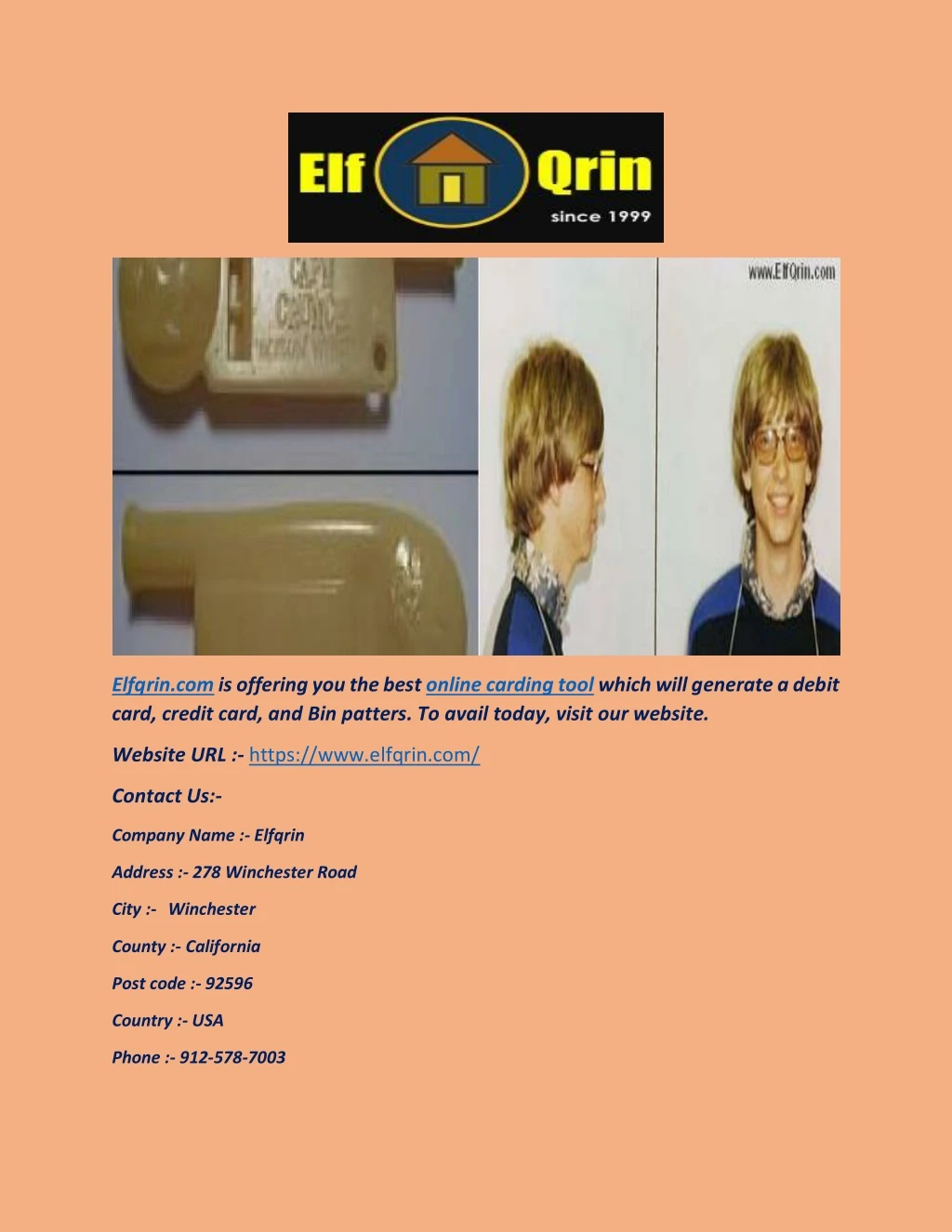 elfqrin com is offering you the best online