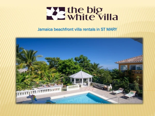 Jamaica beachfront villa rentals in ST MARY