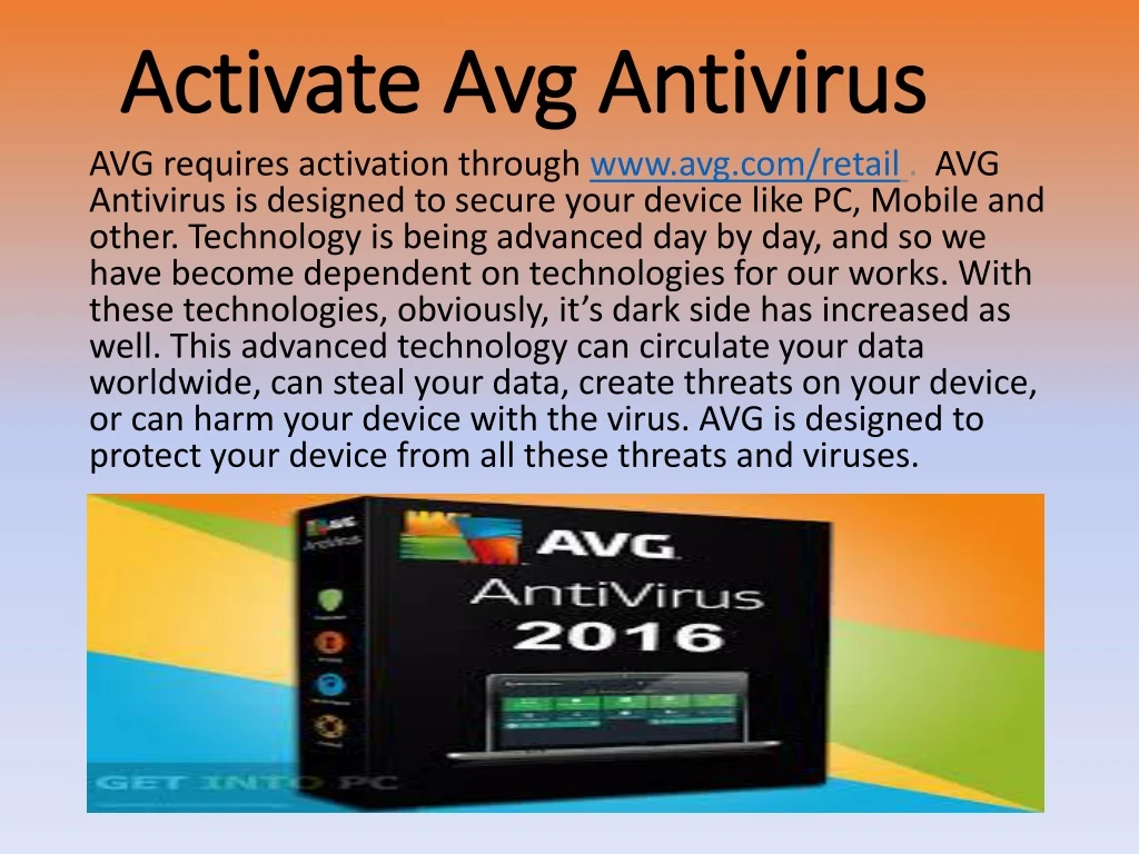 activate avg antivirus