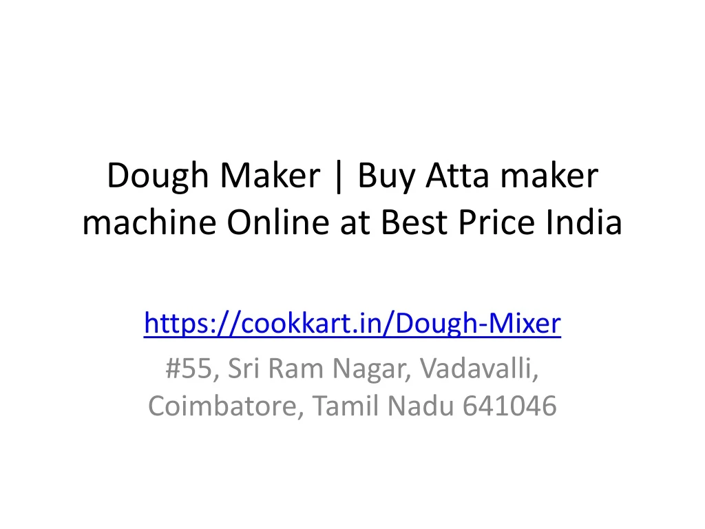 dough maker buy atta maker machine online at best price india