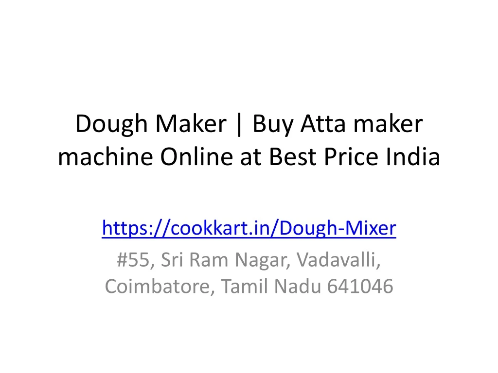 dough maker buy atta maker machine online at best