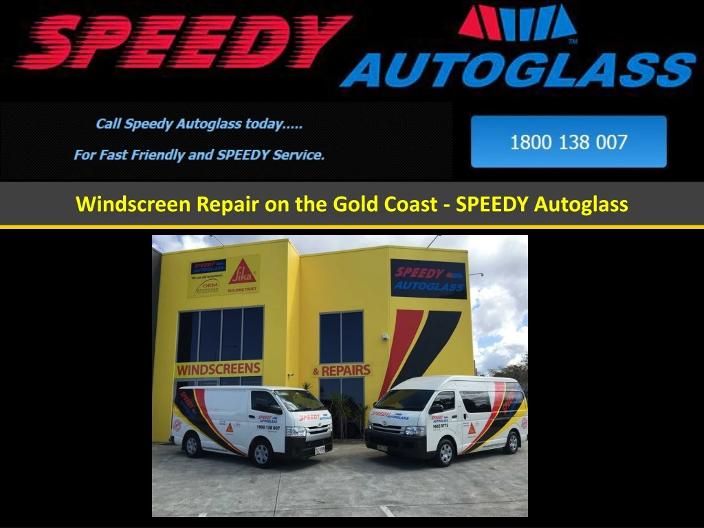 windscreen repair on the gold coast speedy autoglass