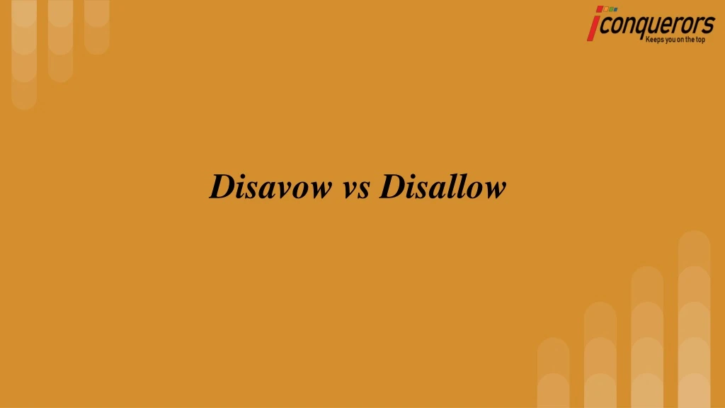 disavow vs disallow
