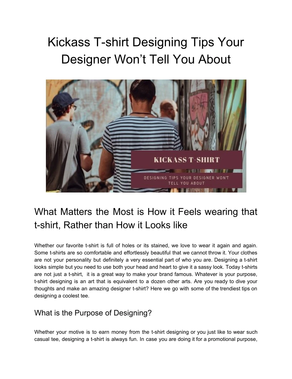 kickass t shirt designing tips your designer