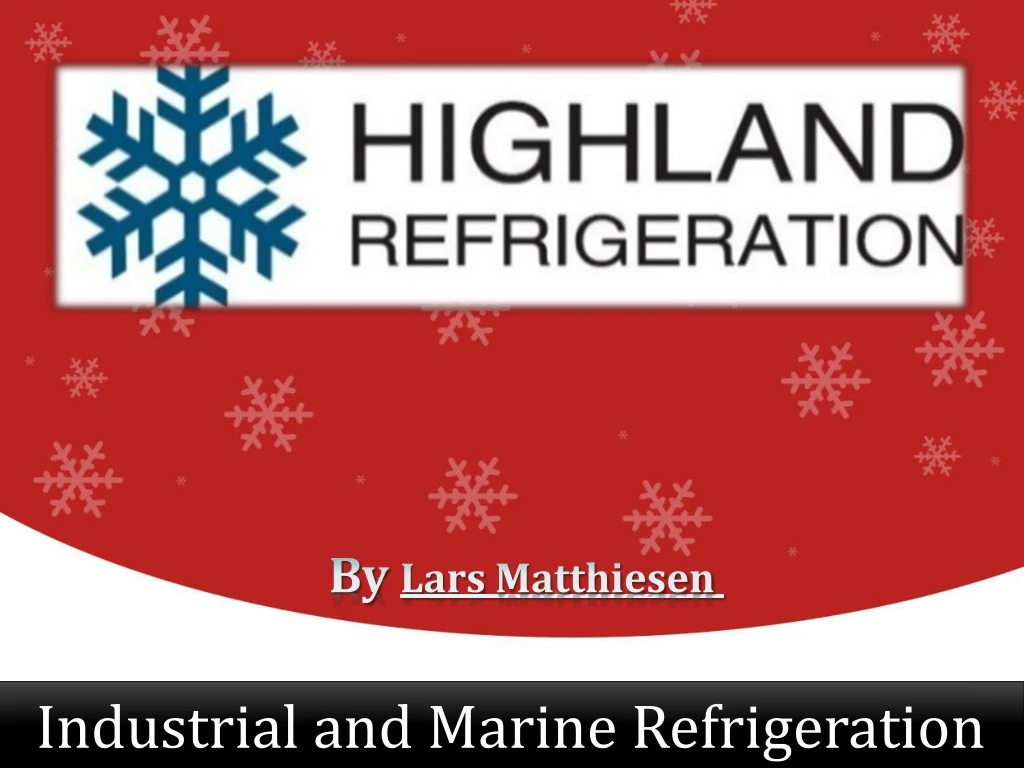 industrial and marine refrigeration