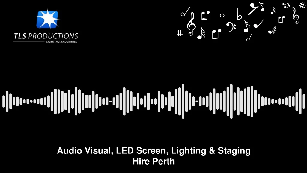 audio visual led screen lighting staging hire