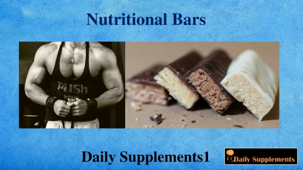 Nutritional bars are the best options for healthy life