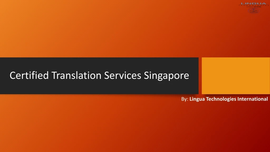 certified translation services singapore