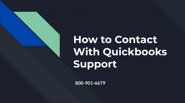 How To Contact With Quickbooks Support Phone Number
