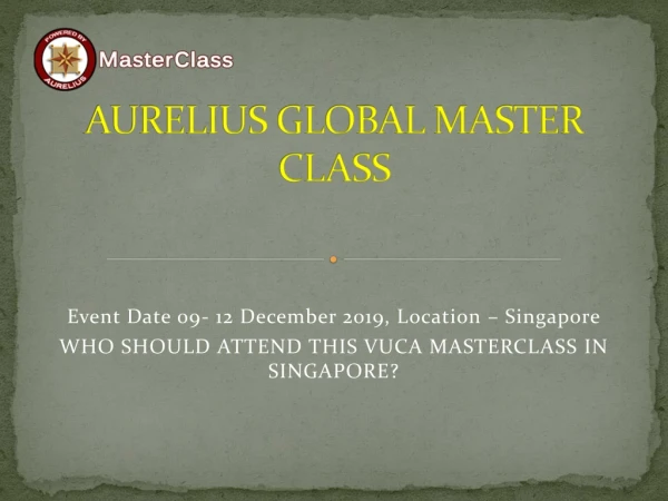 aurelius global master class