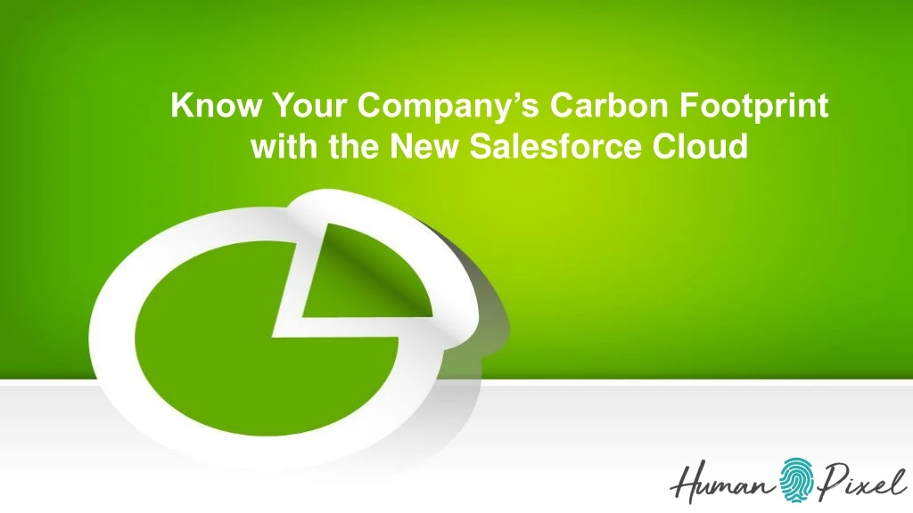 know your company s carbon footprint with the new salesforce cloud