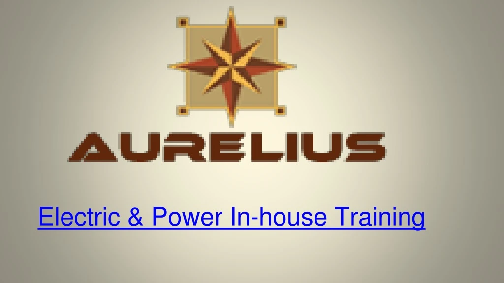 electric power in house training