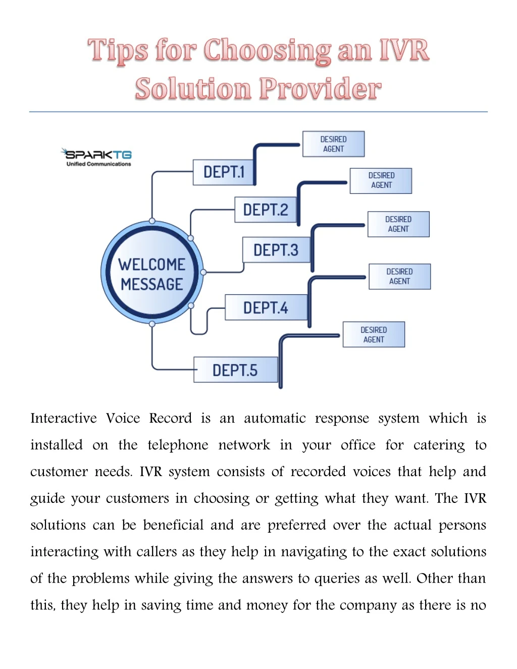 interactive voice record is an automatic response