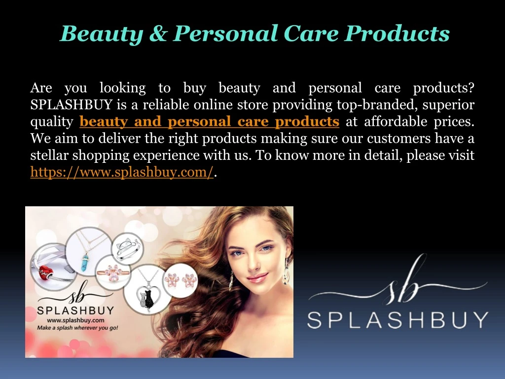 beauty personal care products
