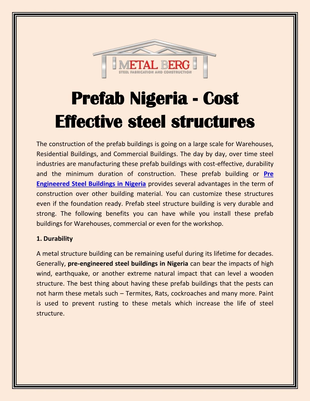 prefab nigeria prefab nigeria cost effective