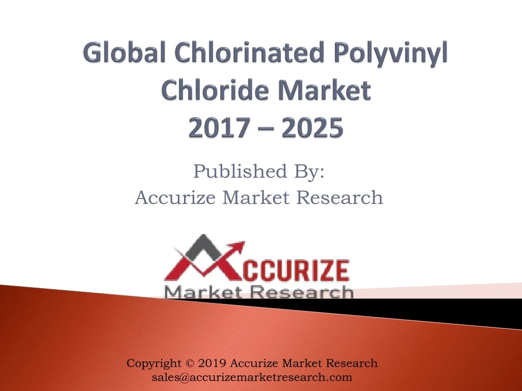 global chlorinated polyvinyl chloride market 2017 2025