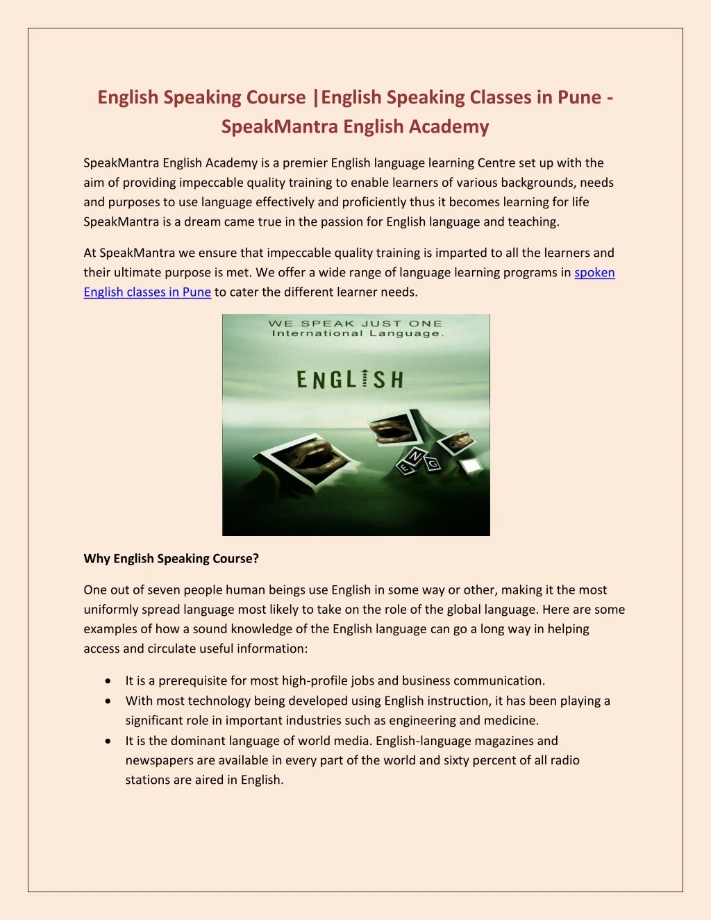 english speaking course english speaking classes