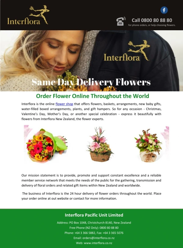 Order Flower Online Throughout the World