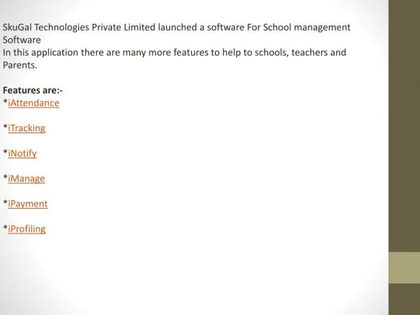 School Management Software Made Easy Skugal