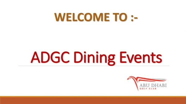 Explore the Best Sushi Restaurant in Abu Dhabi - Adgc Dining Events