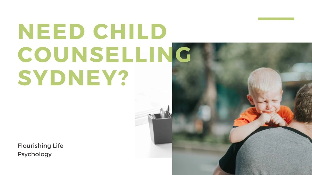 need child counselling sydney