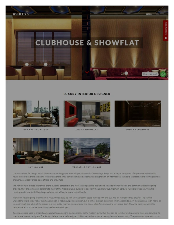 Luxury Interior Designers in Mumbai | theashleys.co.in