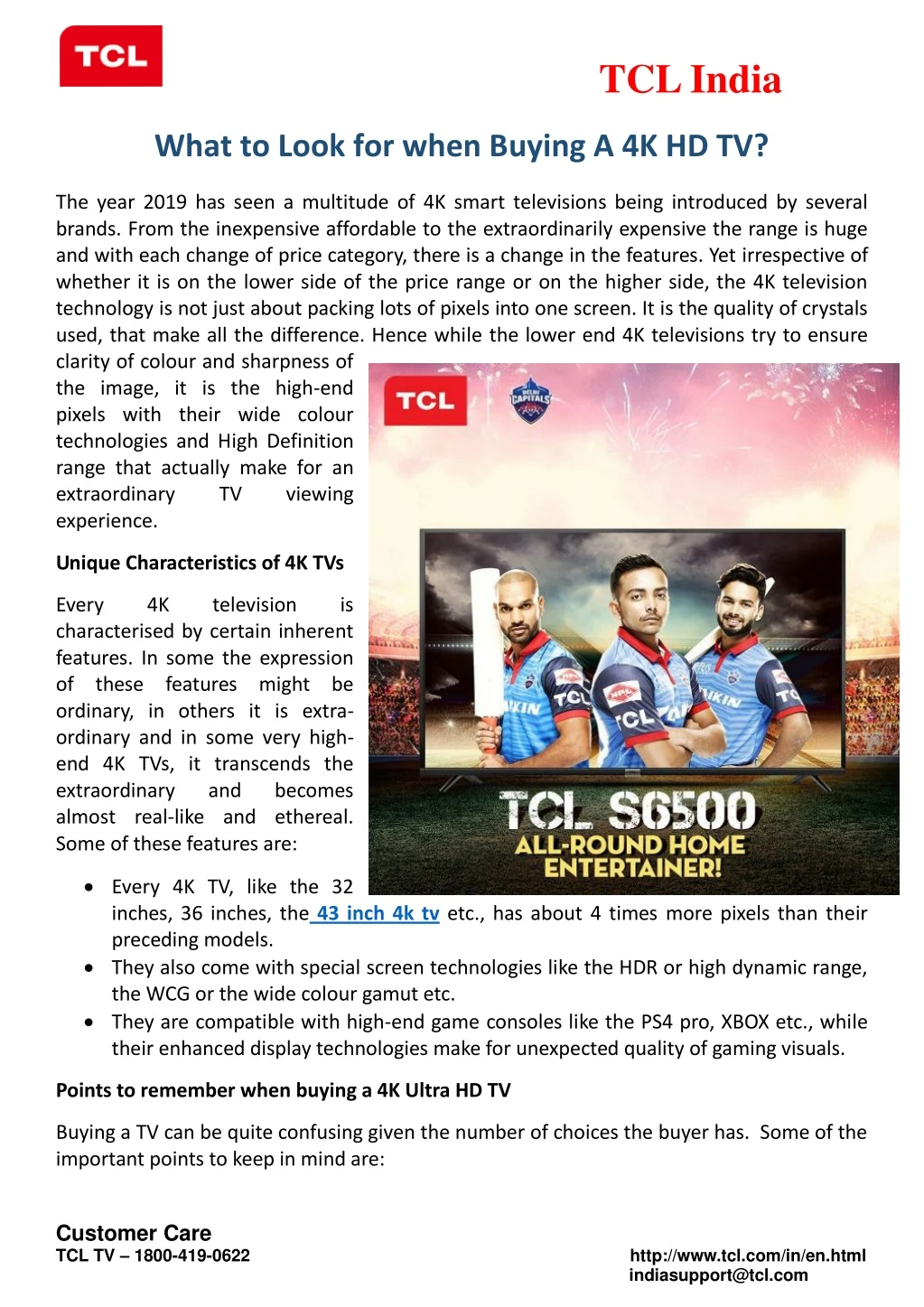 tcl india