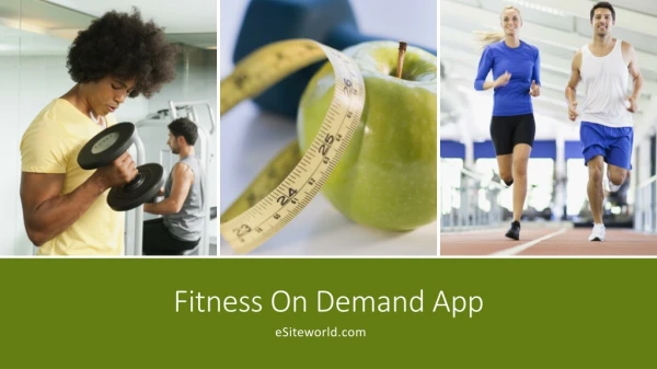 Fitness On Demand App