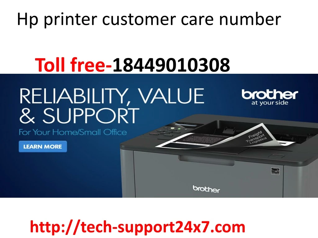 hp printer customer care number