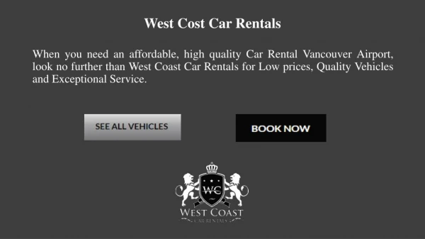 Economy Car Rentals In Vancouver