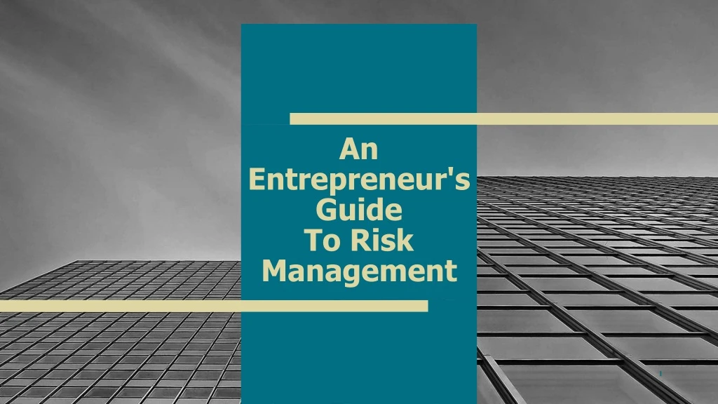 an entrepreneur s guide to risk management
