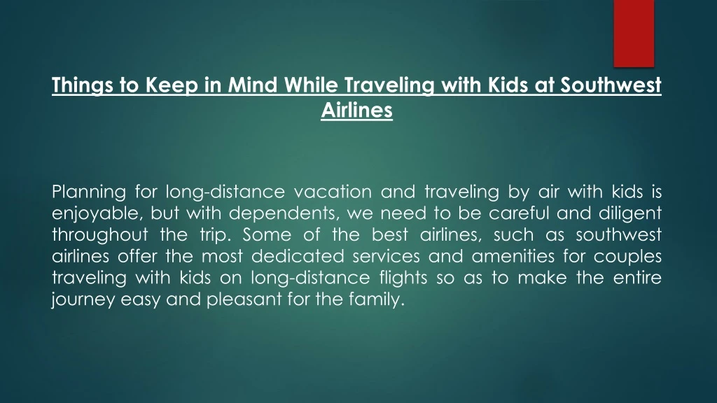 things to keep in mind while traveling with kids