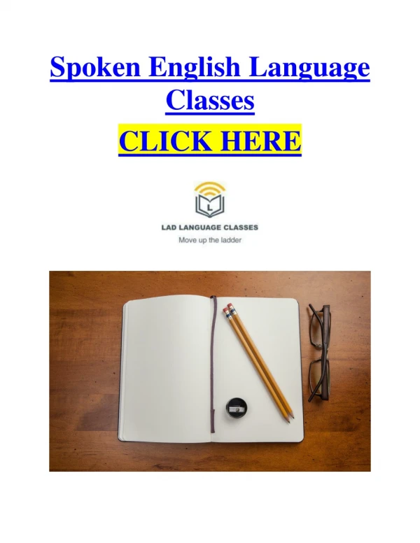 Spoken english Language Classes