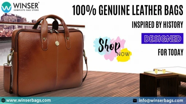 100% Genuine Leather Bags For Sale In Kochi…