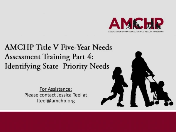 AMCHP Title V Five-Year Needs Assessment Training Part 4: Identifying State Priority Needs