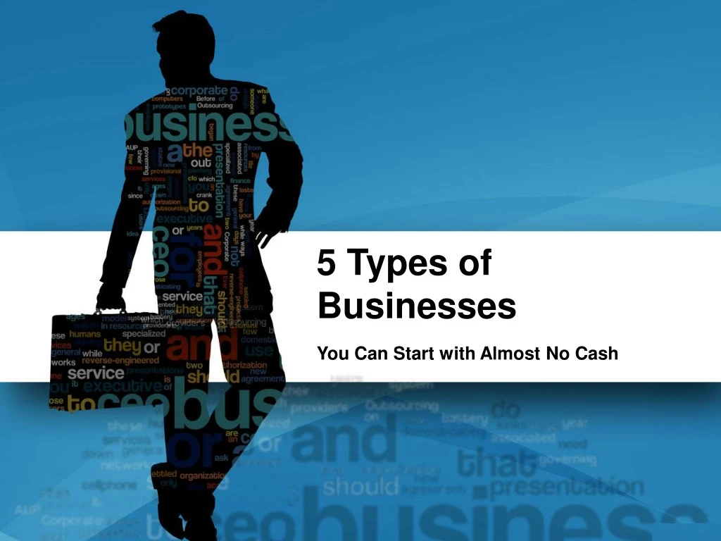 5 types of businesses