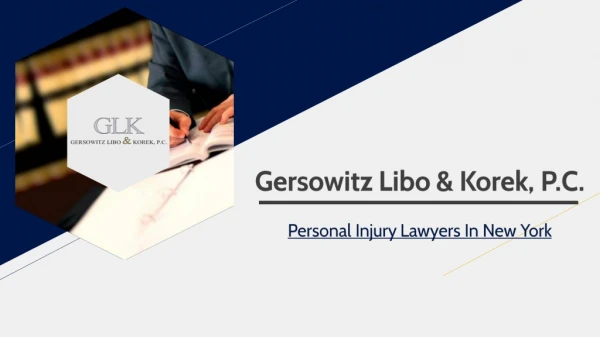 Personal Injury Lawyers In New York