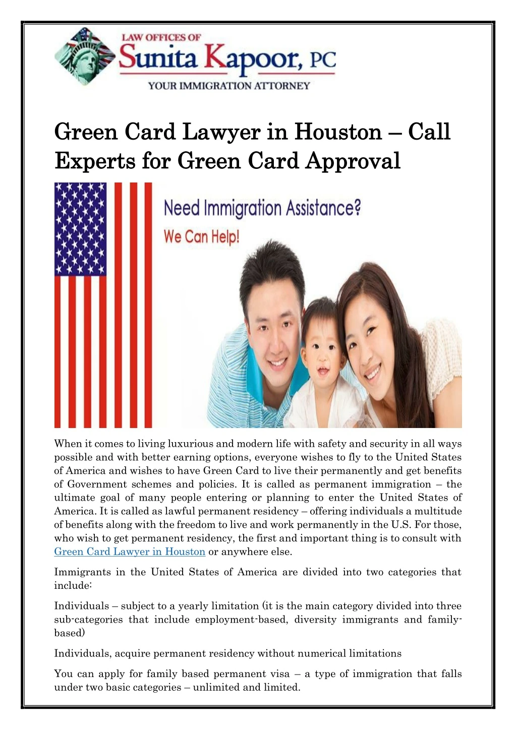 green card lawyer in houston green card lawyer