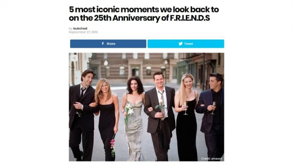 5 most iconic moments we look back to on the 25th Anniversary of F.R.I.E.N.D.S