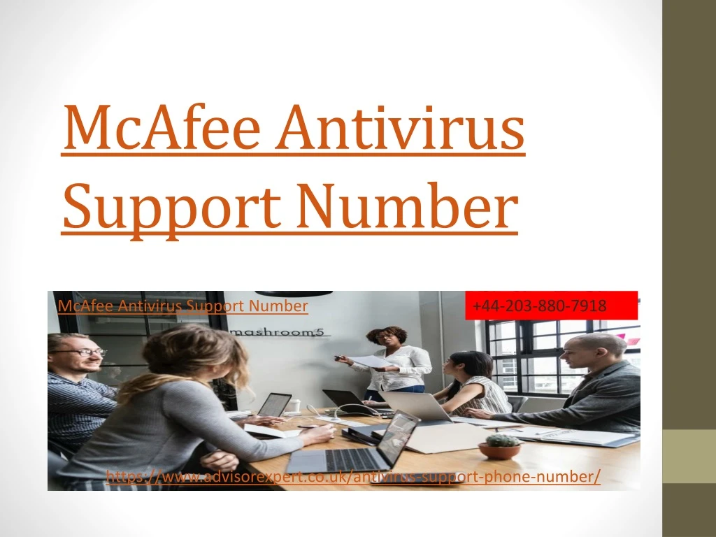 mcafee antivirus support number