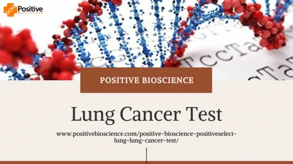 Lung Cancer Test | Gene Testing India | Best Consultation From Experts