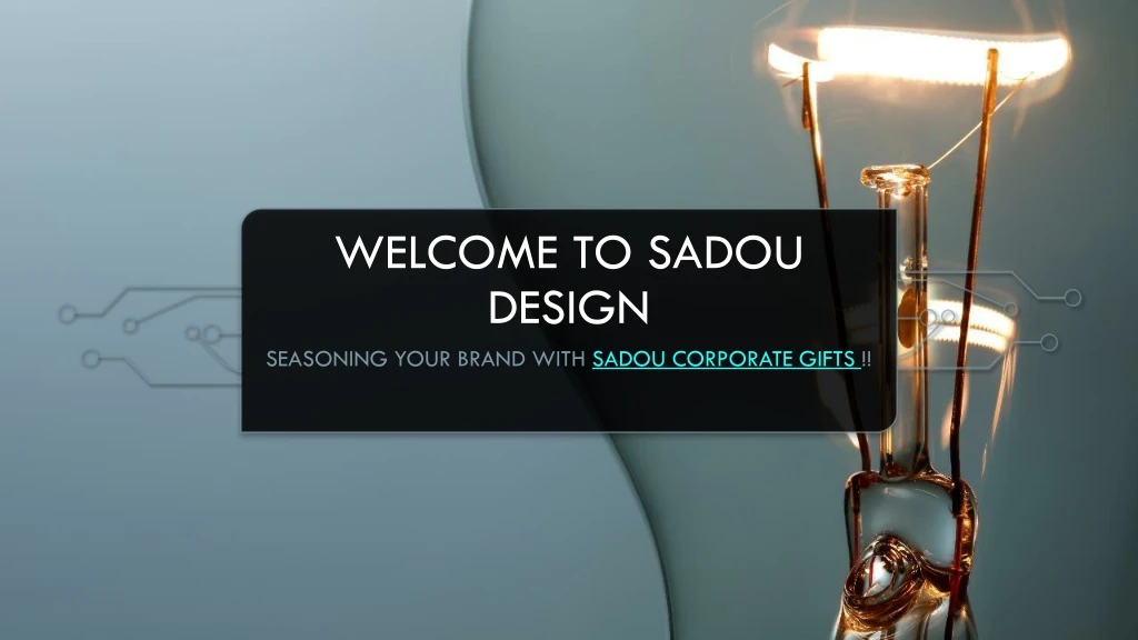 welcome to sadou design