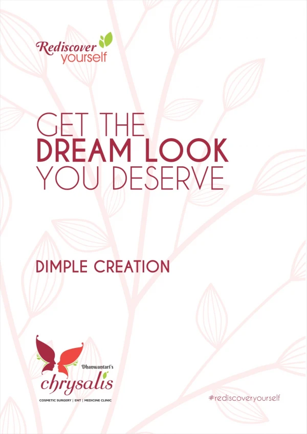 Dimple Creation Surgery - What it is, Benefits, Procedure and much more